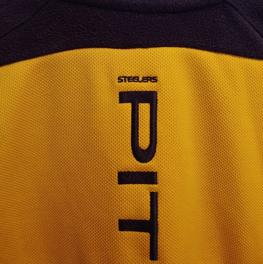 Pittsburgh Steelers Black & Gold 3/4 Zip-up Fleece - Picture 5 of 8
